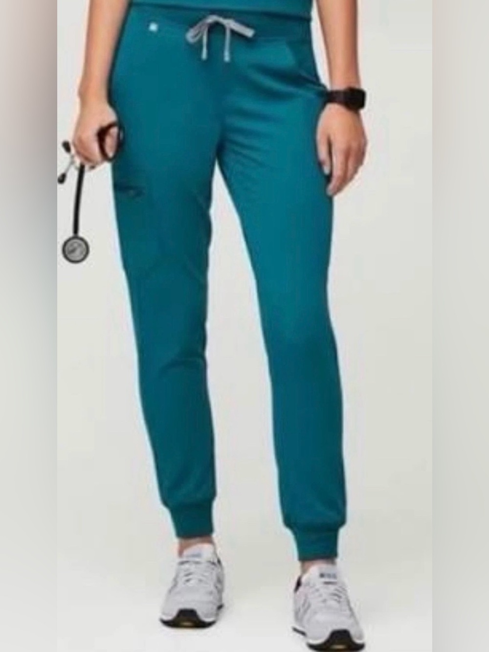 FIGS NWT Zamora 2.0 Scrub Jogger Pants Size S Pacific Blue